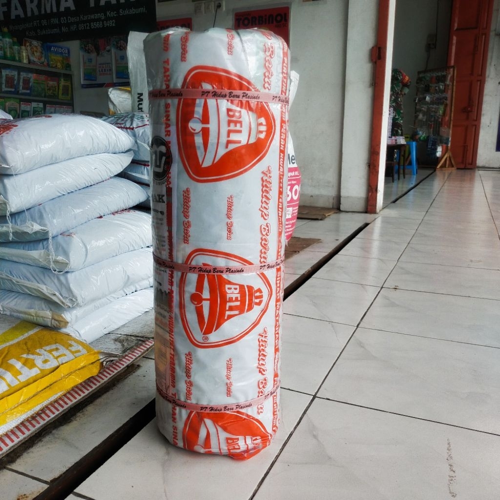 Plastik mulsa 1 Roll Cap Lonceng 18kg Panjang 500 Meter Lebar 120cm