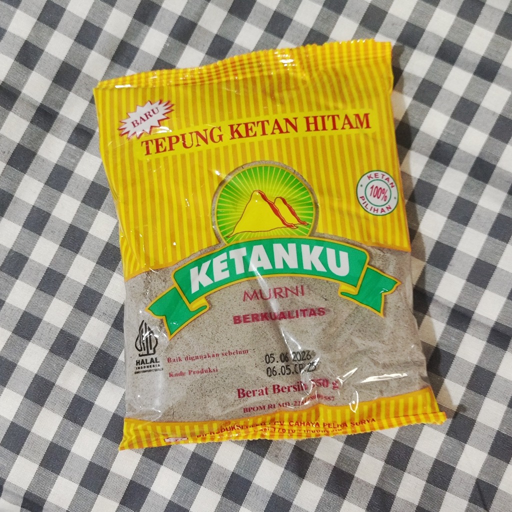 

KETANKU Tepung Ketan Hitam Murni 250 gr Exp Jul 2026 Bahan Kue Bolu Ketan Hitam Keju Lumer Viral