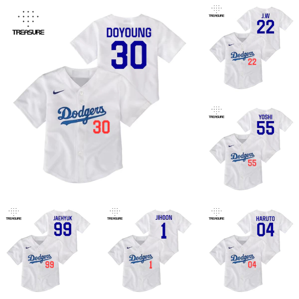 Baju Olahraga jersey baseball treasure kpop atasan olahraga softball jaehyuk jihoon haruto yoshi kor