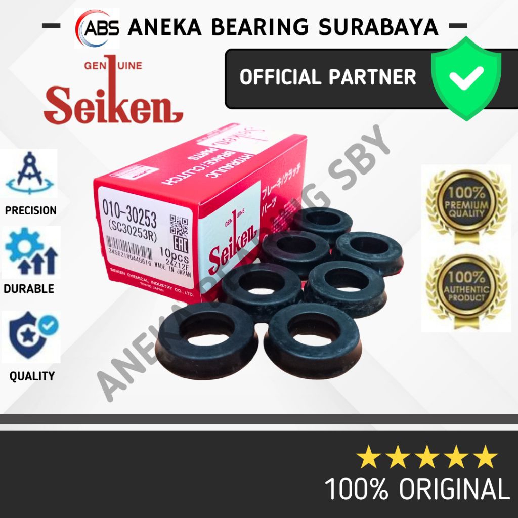 KARET REM DEPAN PS100 SC 30253 SEIKEN ASLI SC30253R 1.1/4 PS120 PS125 SC30253