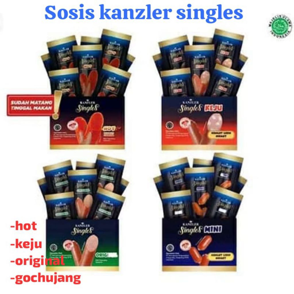

Sosis Kanzler Singles All Varian Box Isi 12pcs