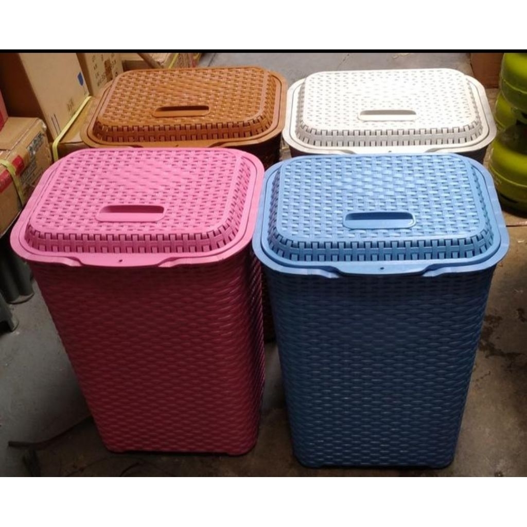 keranjang plastik baju kotor