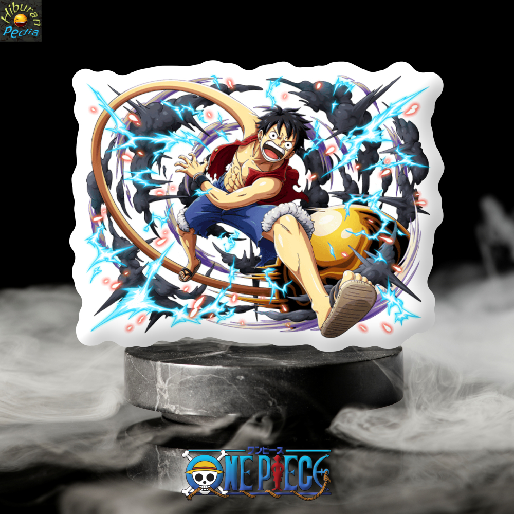 

Stiker Sticker Vinyl One Piece Anime - Monkey D. Luffy Topi Jerami List 02