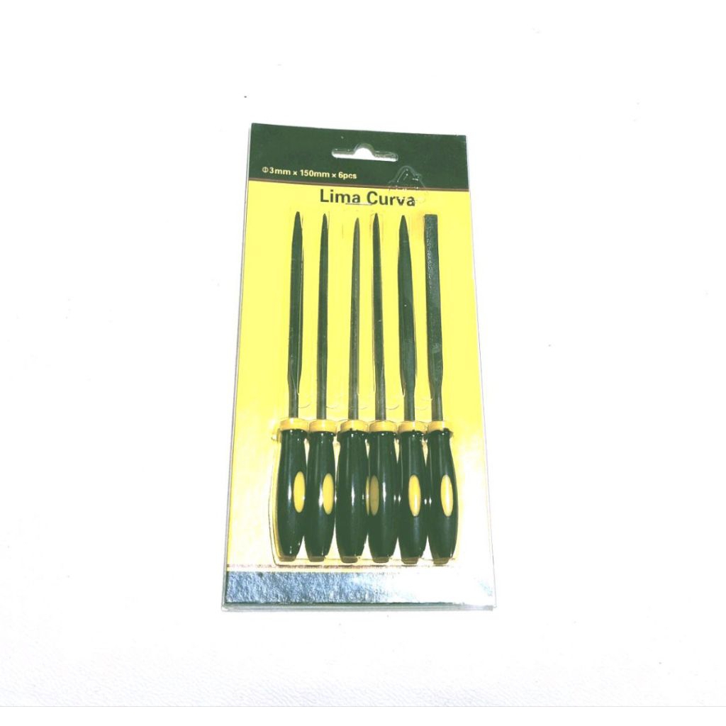 Kikir Set Mini 6 Pcs Kikir Besi 3mmx150mm mini File Set