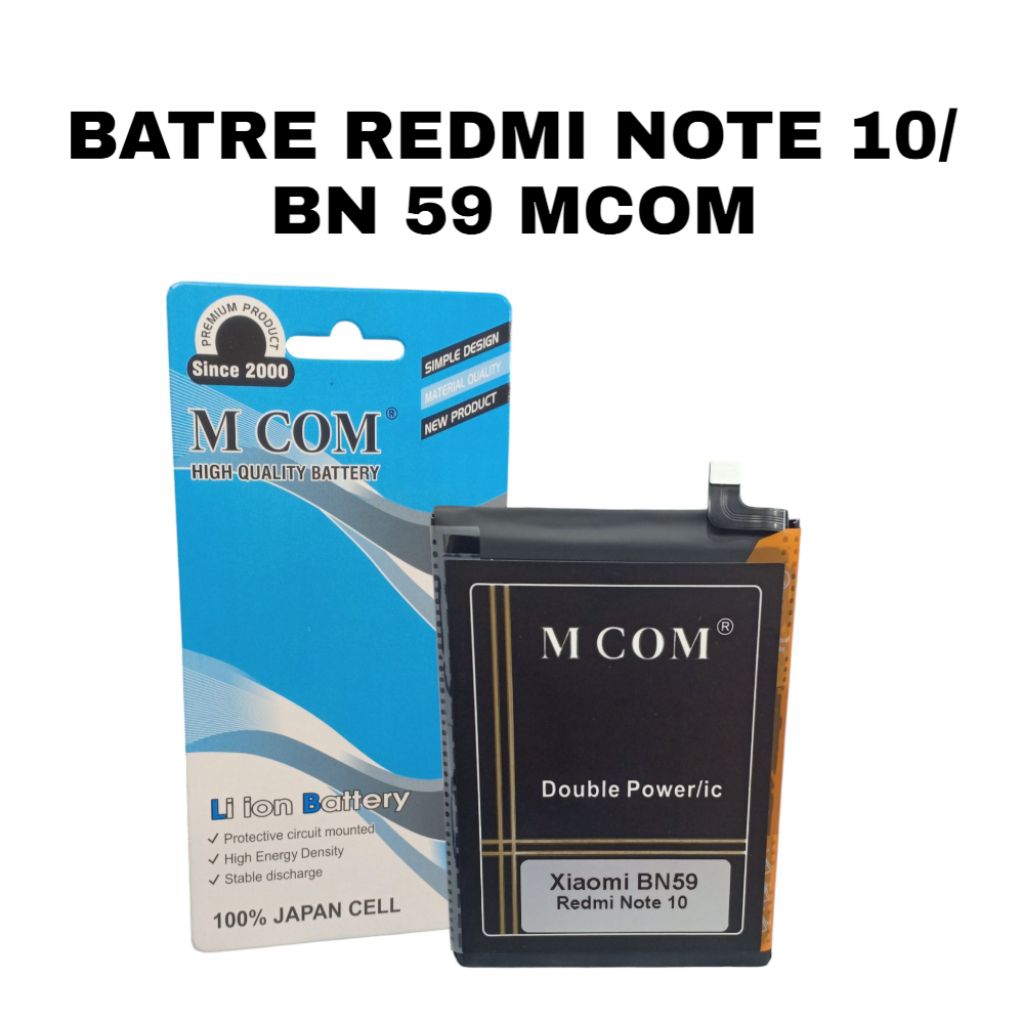BATRE REDMI NOTE 10/BN 59 (MCOM)