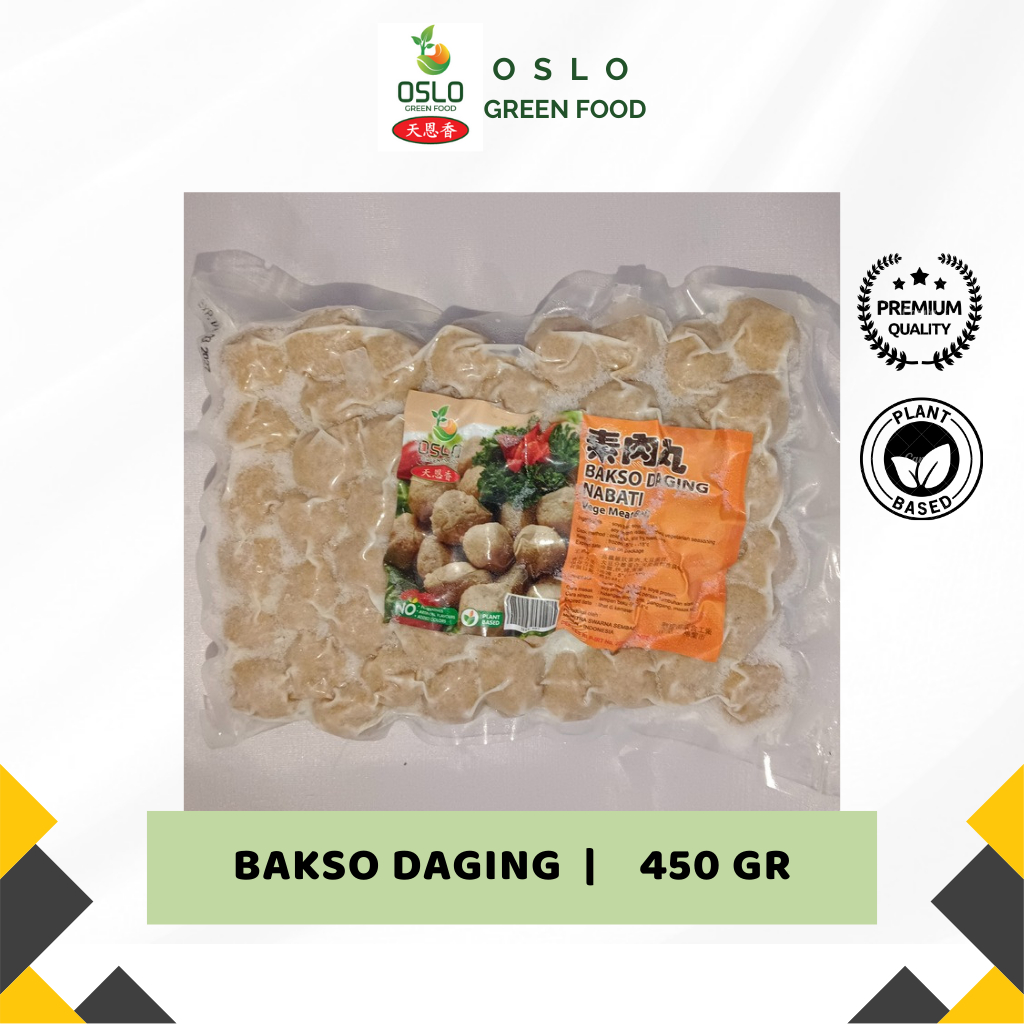 

Bakso Daging (urat) Nabati Vegetarian/Vegan Ready | OsloGreen Tian En Xiang