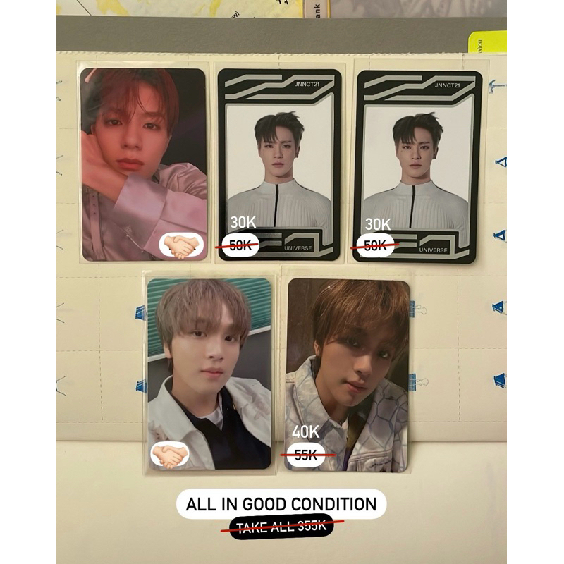 PHOTOCARD/PC - NCT JENO PAST RESONANCE UNIVERSE 2021 UC HAECHAN AR HOTSA RIDIN