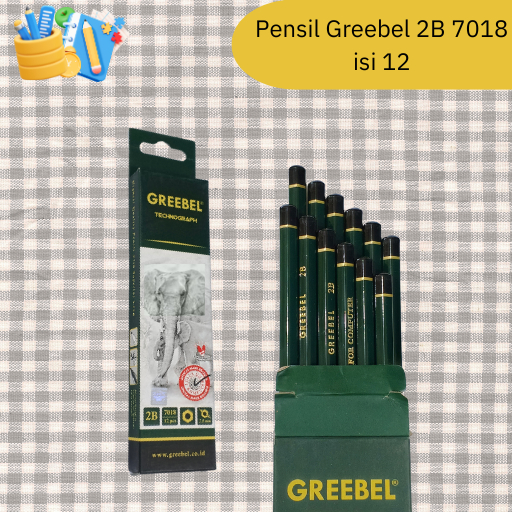 

Pensil GREEBEL 2B 7018 1Lusin (12 pcs) berkualitas/perlengkapan sekolah/ATK