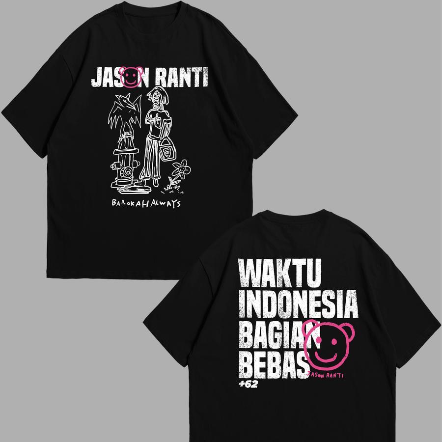 JASON RANTI - PERUT KOSONG MANA MEMPAN DI KASIH PUISI TSHIRT HITAM / KAOS BAND JASON RANTI / JASON R
