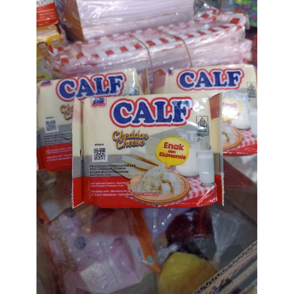 

Keju cheddar calf 200gr
