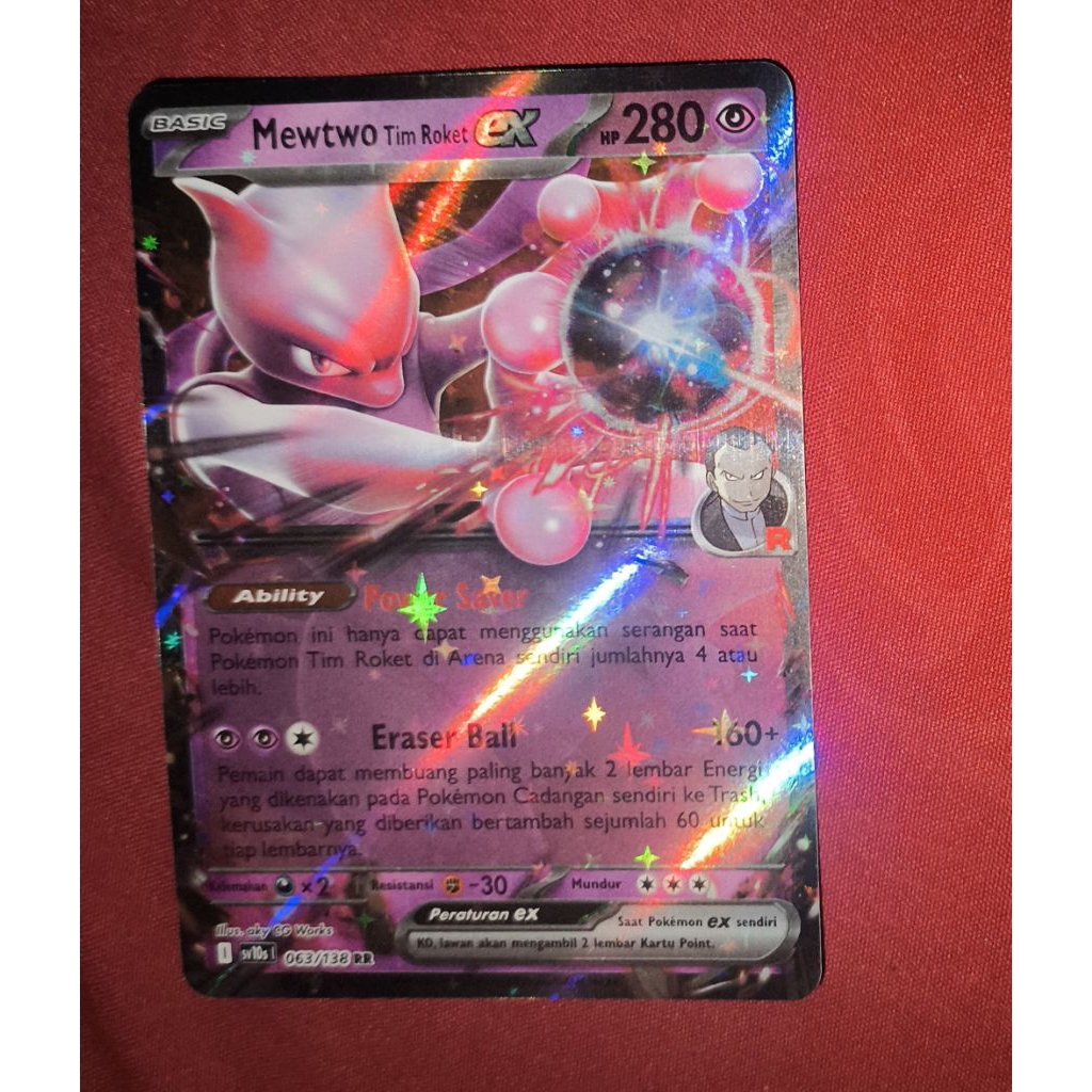 Mewtwo Tim rocket EX , sv10s Holo
