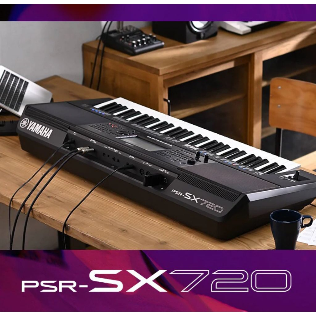 Yamaha PSR SX720 Keyboard- PSR-SX720 / PSRSX720 / Garansi Resmi