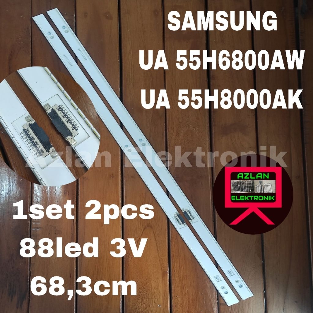BACKLIGHT LED TV SAMSUNG UA55H6800AW BL LAMPU 55H8000 55H6800 55H
