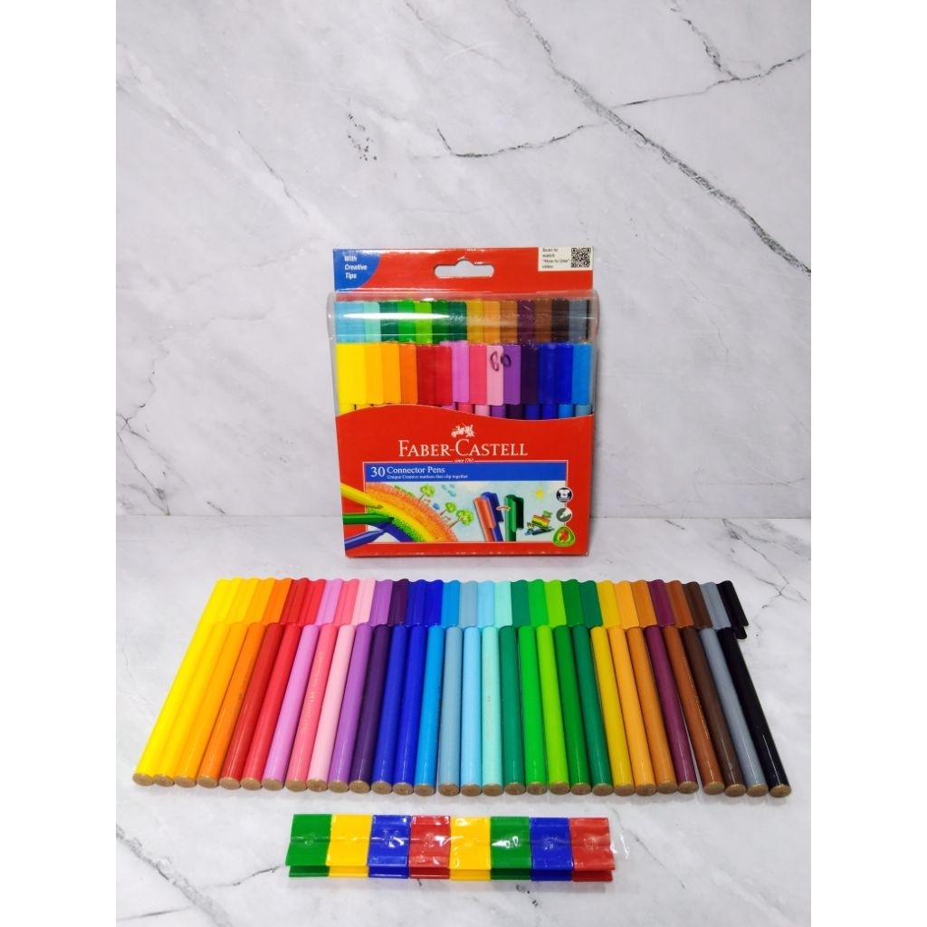 

CONNECTOR PEN FABER-CASTELL ISI 30 WARNA / BALL POINT ISI 30 WARNA / SPIDOL WARNA - FABER CASTELL
