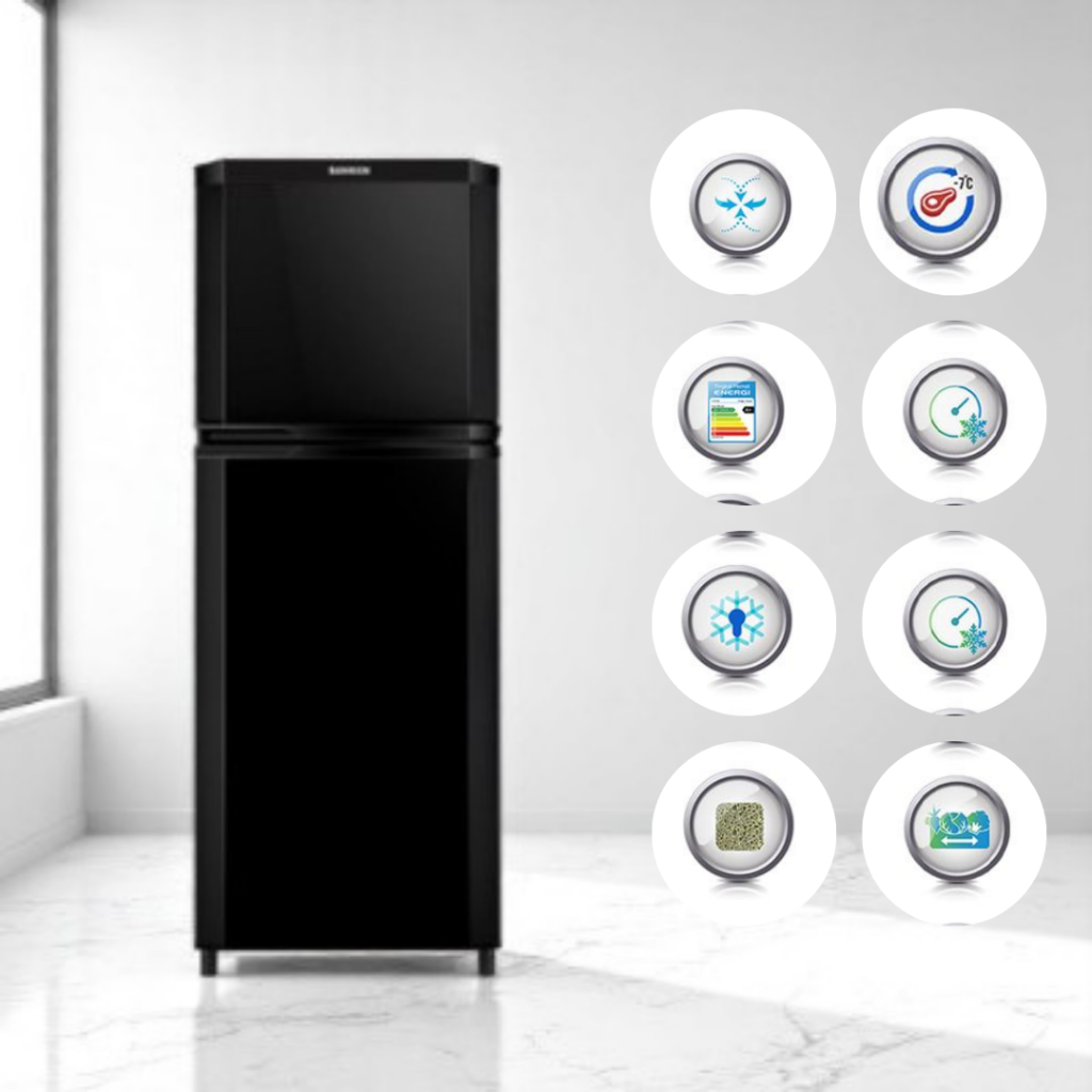 KULKAS DUA PINTU SK - V235P A-BB SANKEN