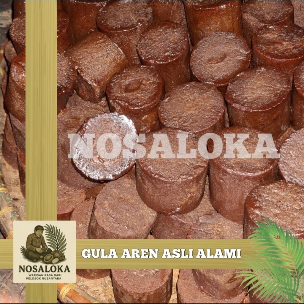 

Gula aren alami (batangan) 1kg