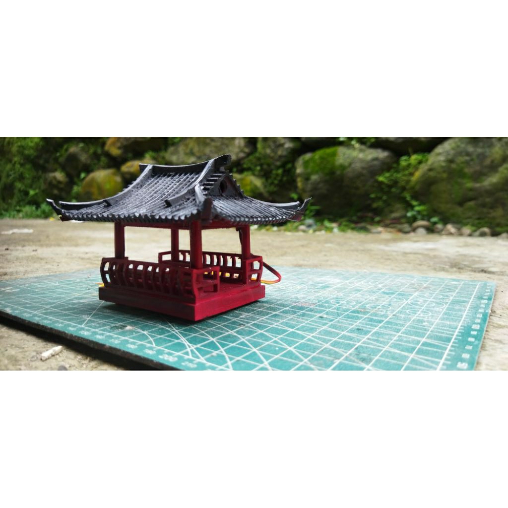 miniatur rumah cina bahan pipa pvc
