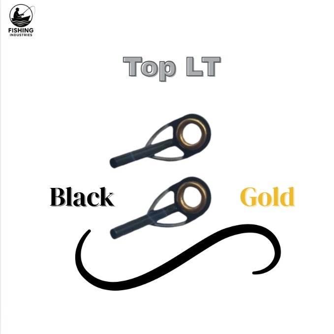 Ring Guide Joran TOP LT Black Gold Keramik Anti Karat – Custom Joran Pancing