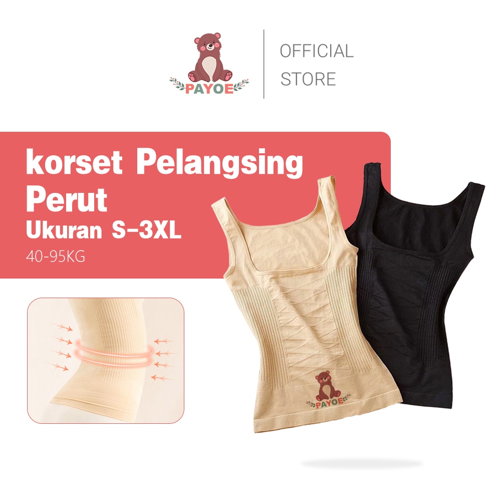 PAYOE Korset Celana Pelangsing Korset Pelangsing Perut  Korset Corset Pelangsing Perut