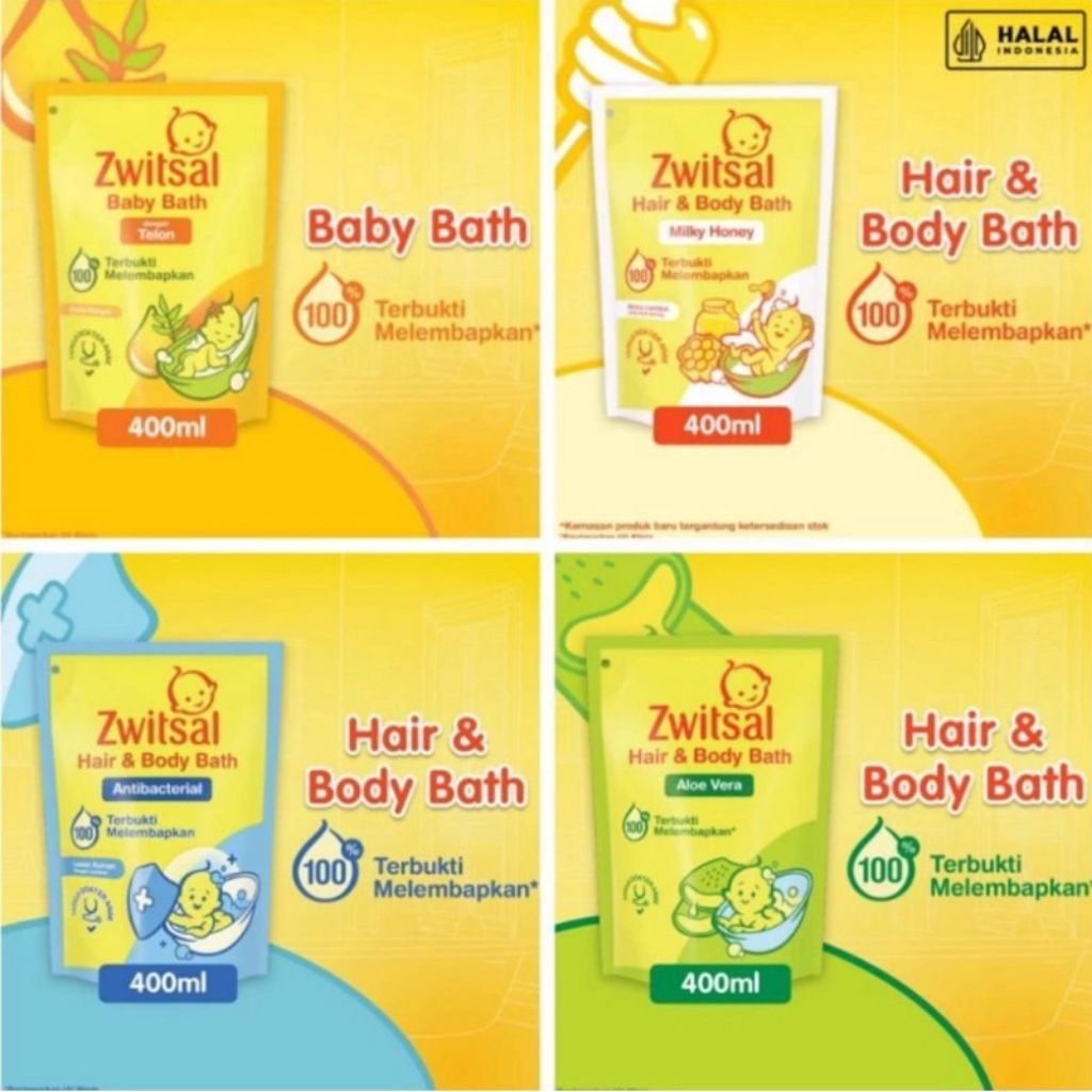 Zwitsal Baby Bath 400 ml