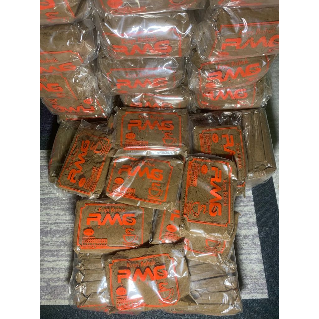 

Bubuk Kopi RMG 1 KG kemasan 1 Ball