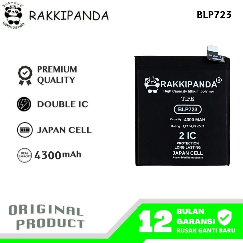 RakkiPanda - BLP723 Realme X Batre Batrai Baterai