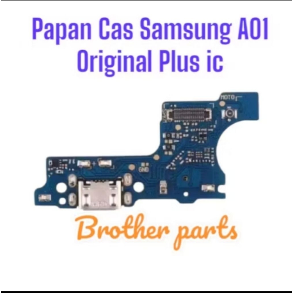 PAPAN CAS SAMSUNG A01 ORIGINAL PLUS IC