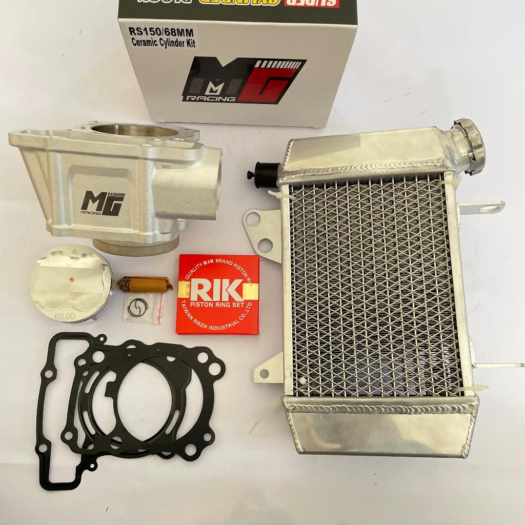 Paket blok borup Mg racing 68 supragtr/sonic/cbrk56 radiator 800ml yag one racing original termurah 
