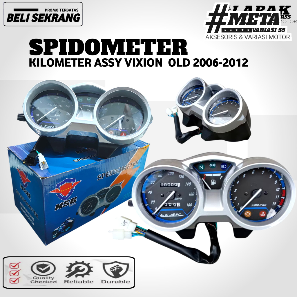 SPEEDOMETER SPIDOMETER KILOMETER ASSY PM5 VIXION OLD VIXION 2006-2012