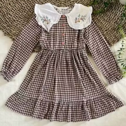 free daster / kaos dress tunik import korea 6-8taun