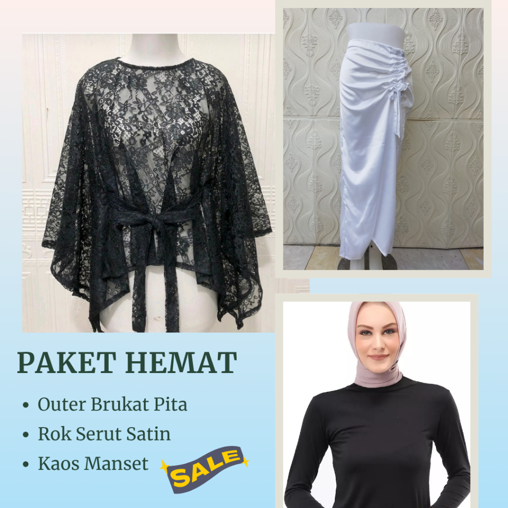 Oneset Outer Pita Brukat Kondangan Kebaya Wisuda Kebaya Pesta Muslim kekinian Kebaya Wisuda Cantik S