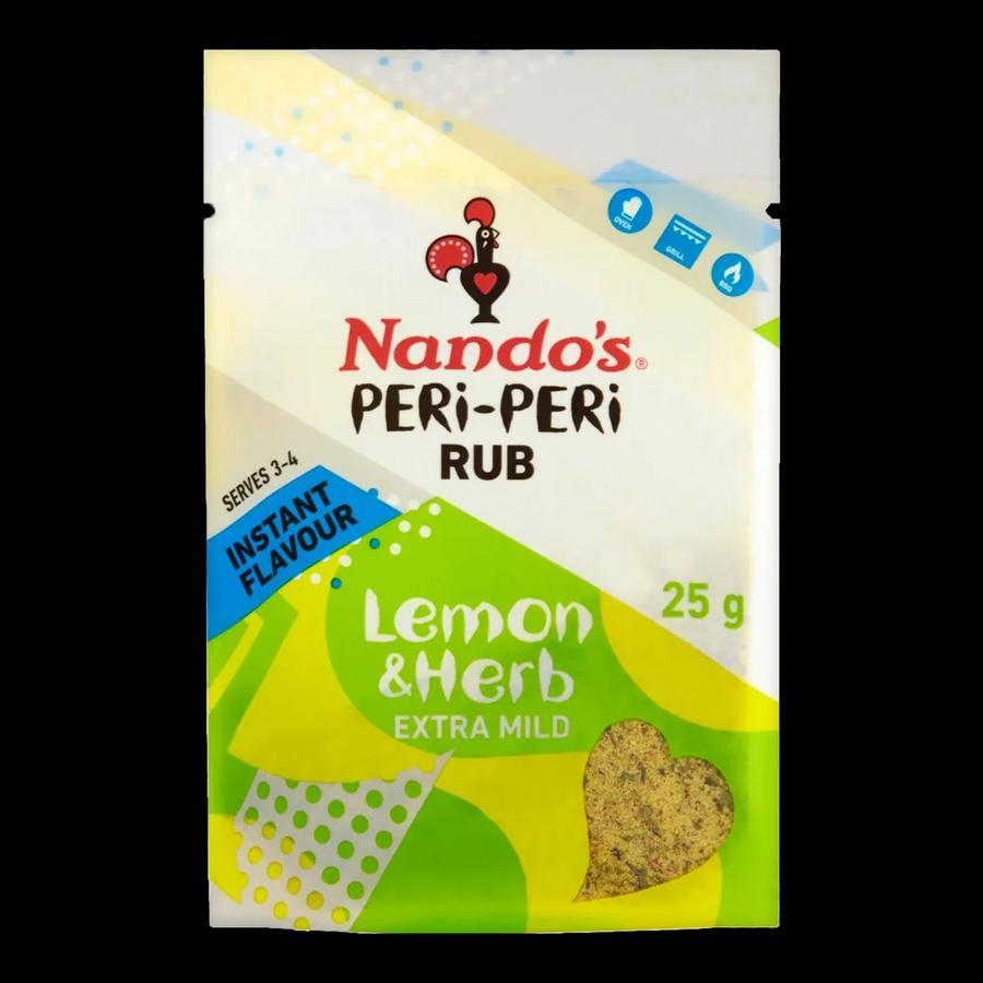 

Nando's Peri Peri Rub Lemon & Herb Extra Mild Bumbu Daging Panggang Barbeque Ayam