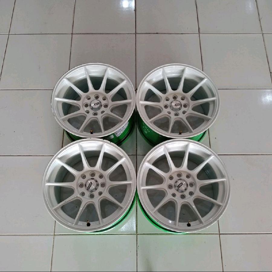 VELG MOBIL BEKAS RACING XXR R15 PCD 4X100/114,3 BUAT JAZZ YARIS AVANZA XENIA VIOS SOLUNA