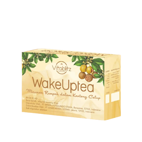 

Teh Herbal Tradisional dengan Jahe untuk Imunitas & Energi Harian Wake Up Tea Vitablitz