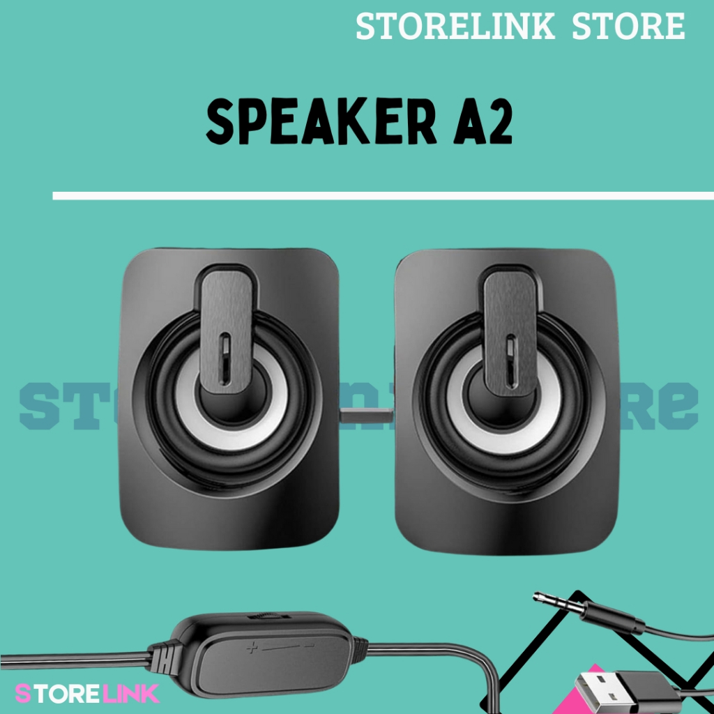 Speaker A2 multimedia pc komputer laptop /Speaker Salon Multimedia For Komputer/ Speaker USB Mini Ak