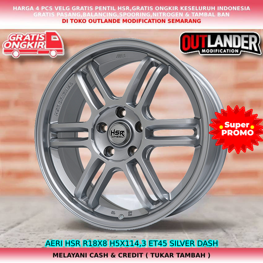 velg ring 18 untuk mobil Almaz Cortez Caravelle Vellfire Voxy Camry Alphard dll hsr aeri ring18