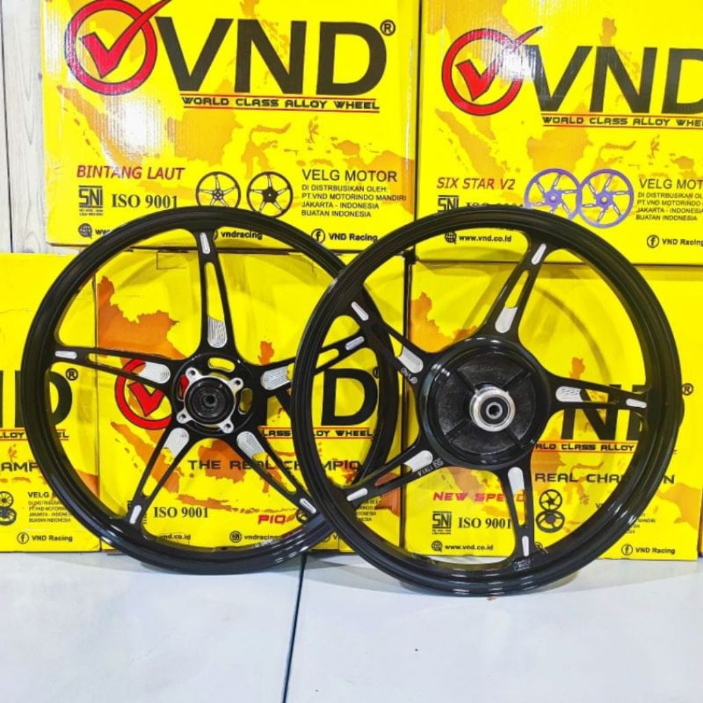 Velg VND Bintang Laut Jupiter z/jupiter mx old/Vega zr/Fizr  140x17  & 160x17 velg vnd