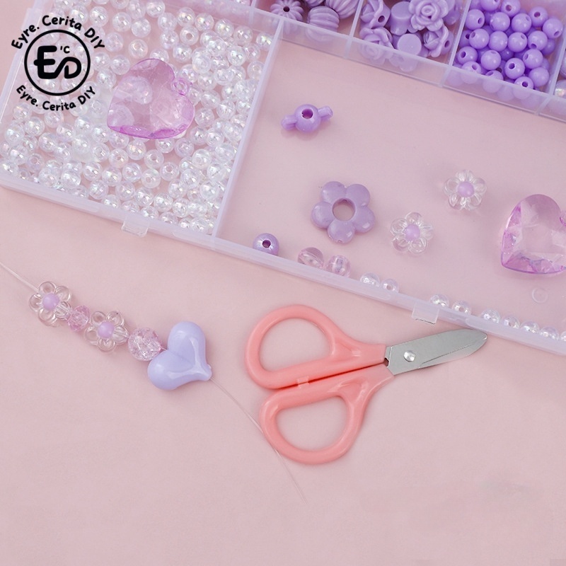 

✨COD✨【1pcs】 Gunting Anak -anak Manik -manik Alat Keselamatan Bahan Gunting Kecil