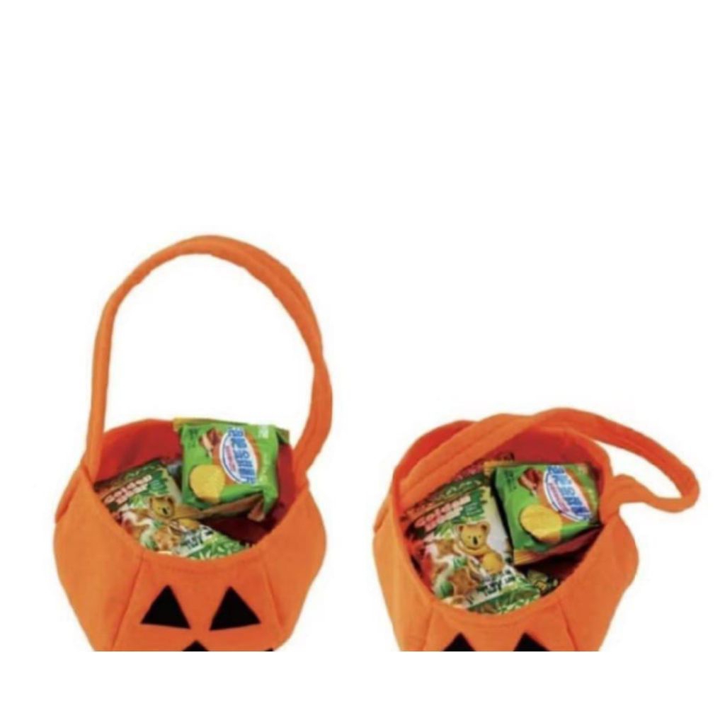 

hallowen pumkin candy bac trick or treat
