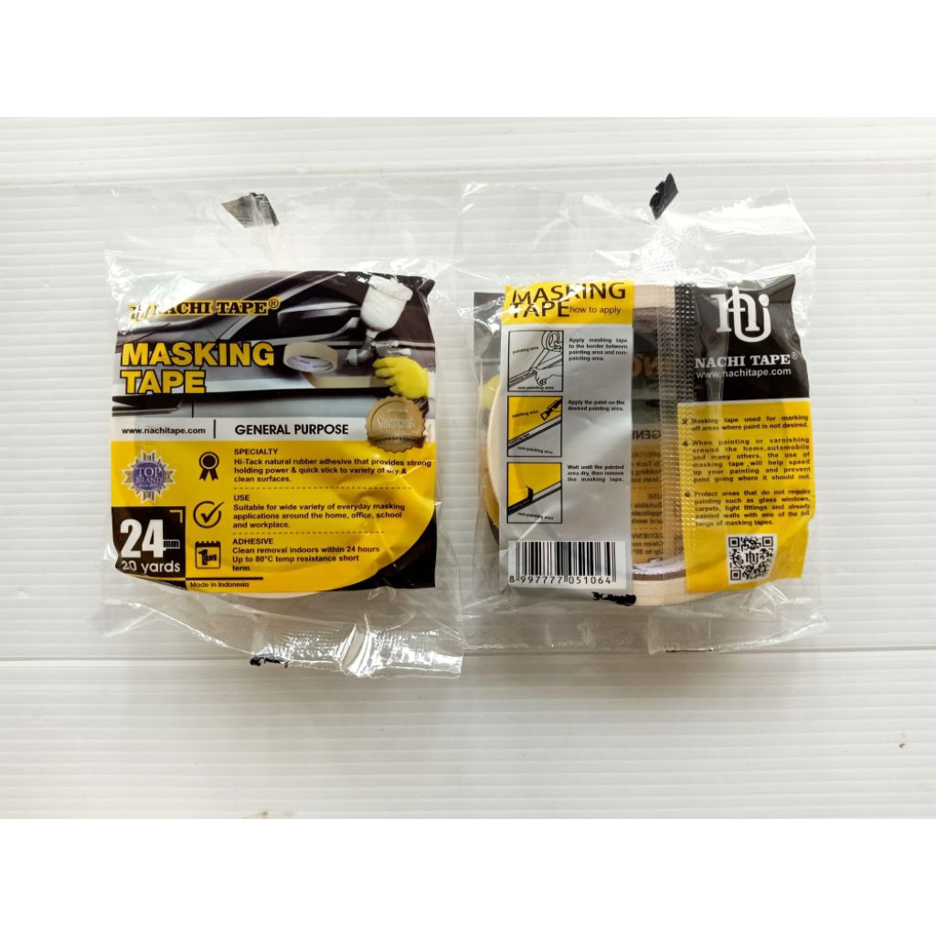 

Isolasi Kertas NACHI Masking Tape 24 mm 20 yard