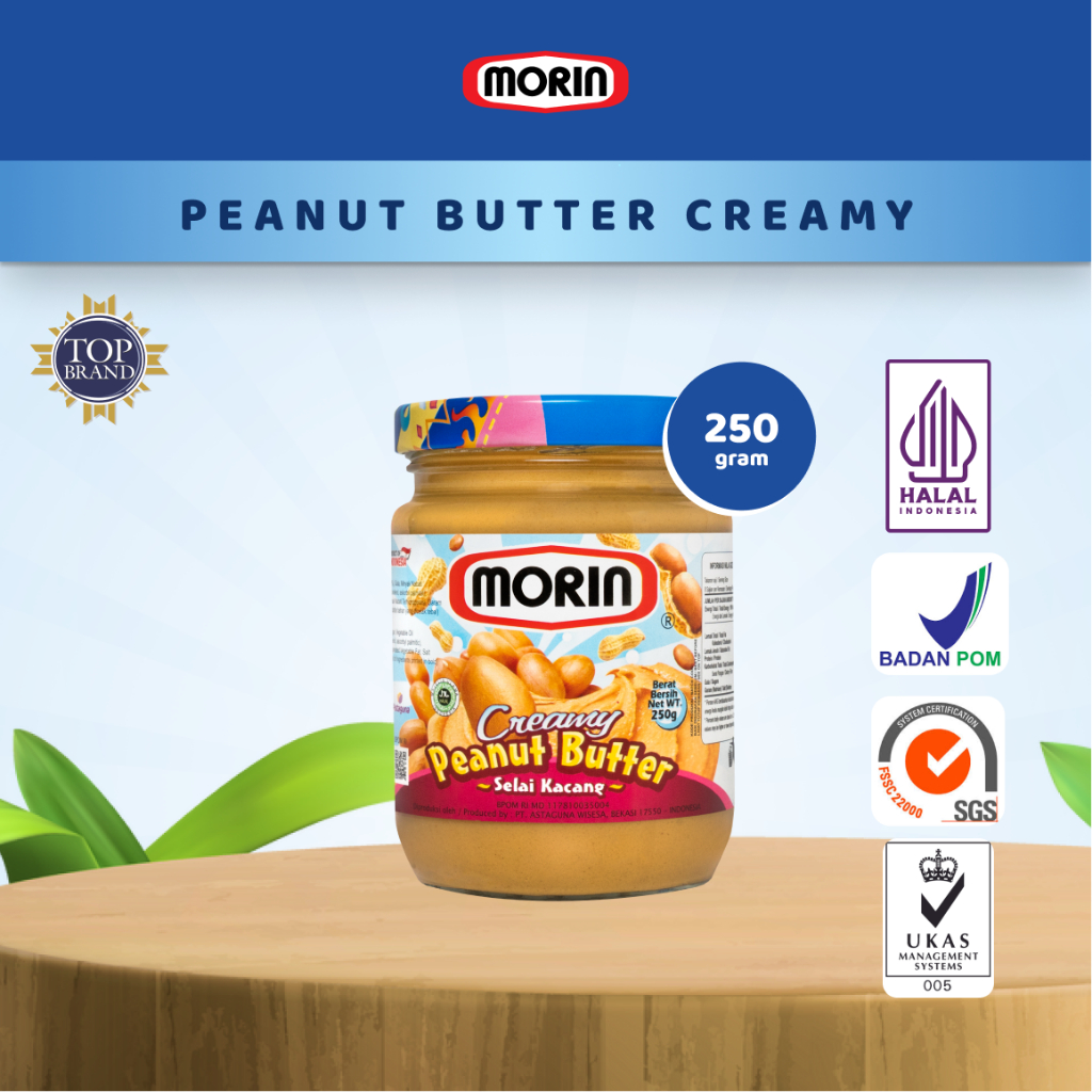 

Morin Peanut Butter Creamy 250 Gr - Selai Kacang