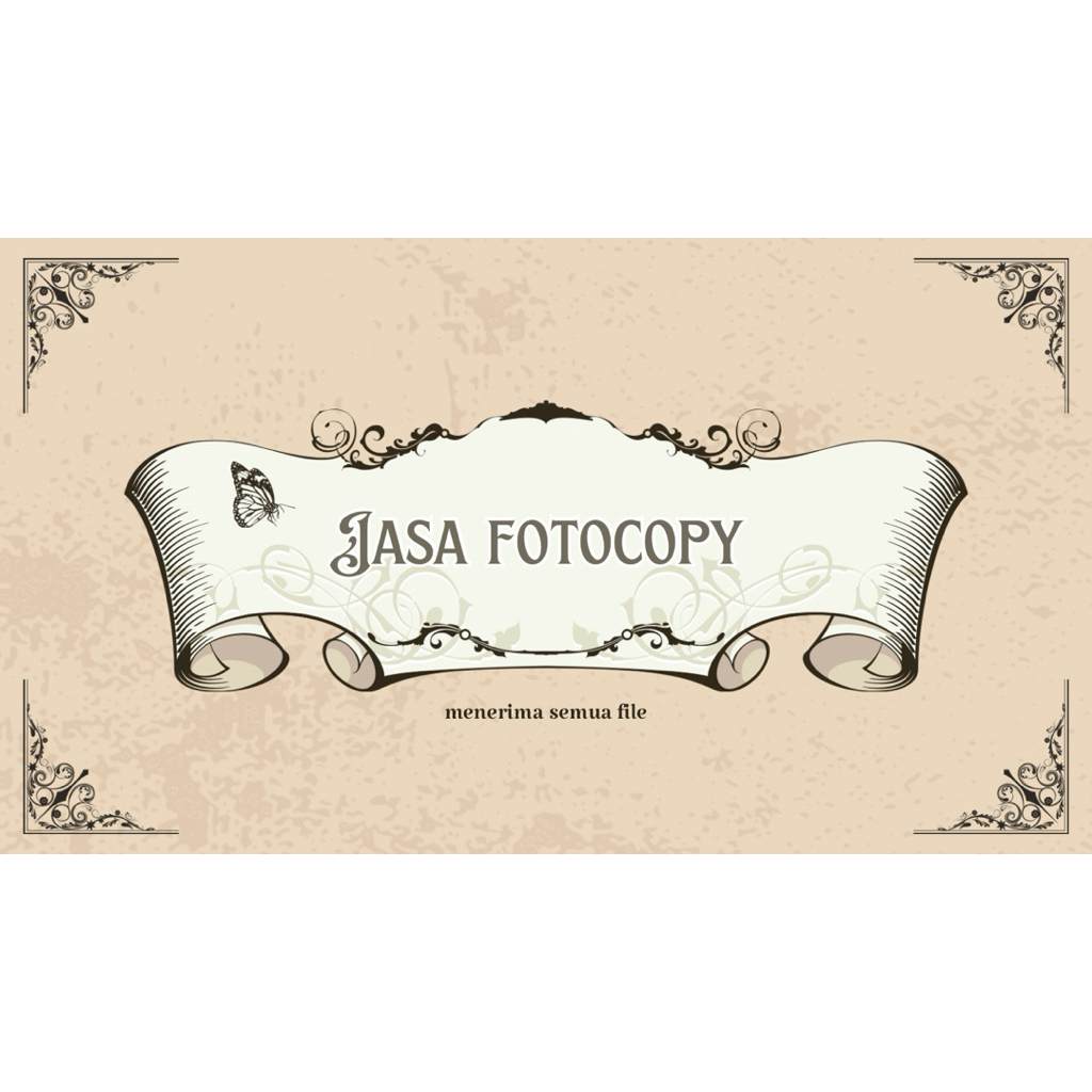 Jasa Fotocopy atau print file A4/F4 (hitam)