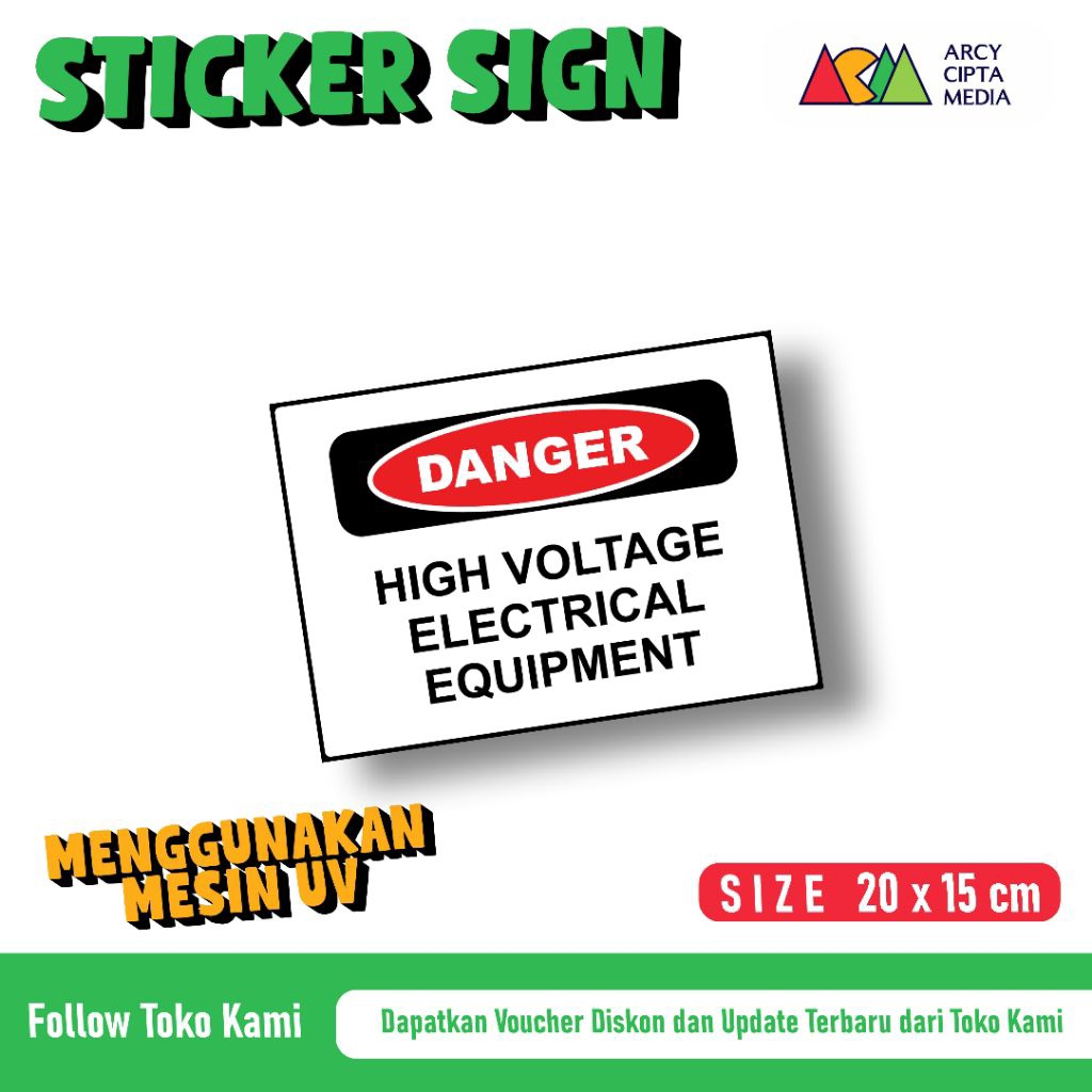 

Stiker High Voltage