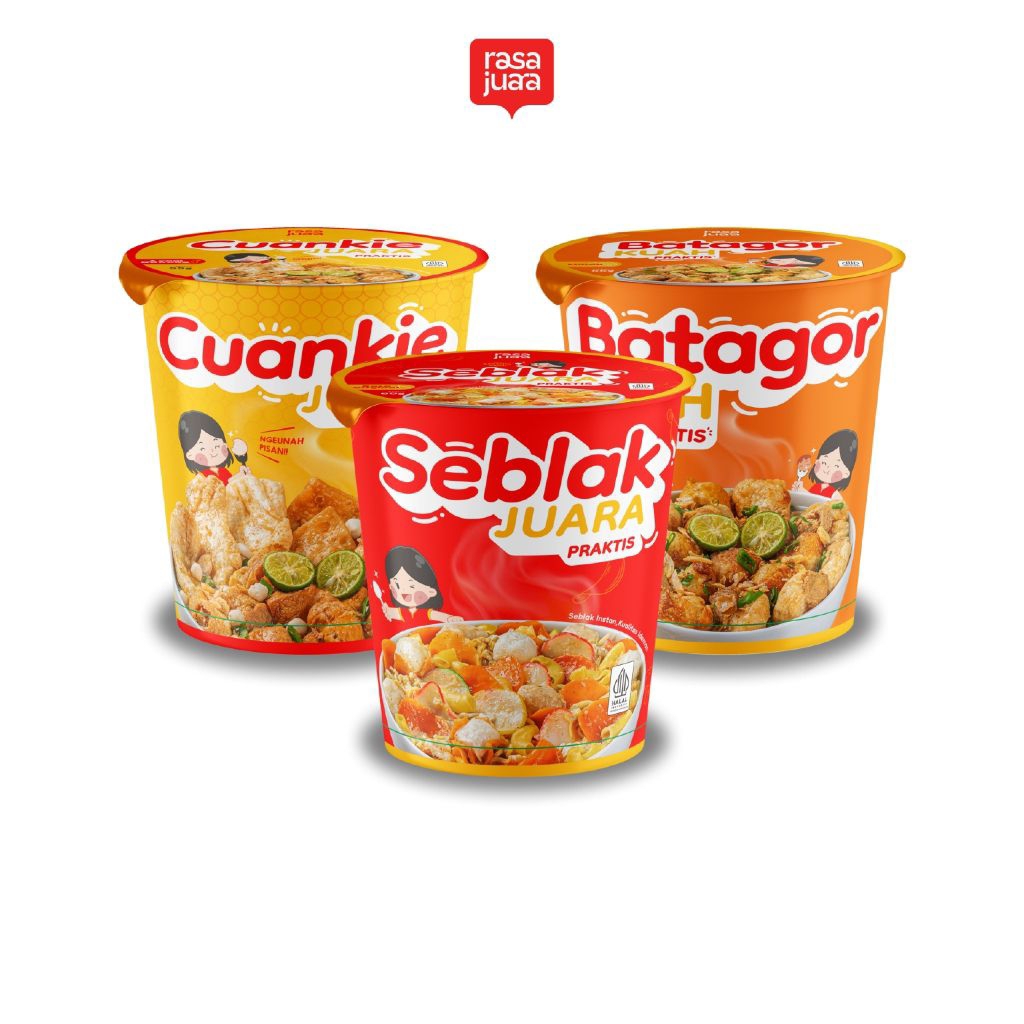 

Seblak/Batagor/Cuanki/praktis instan Rasa Juara