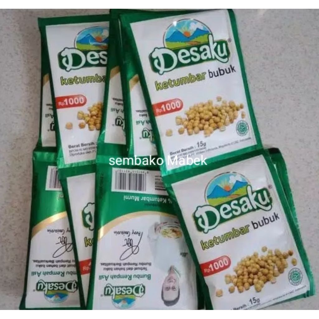

Desaku Ketumbar Bubuk 100% Murni Renceng