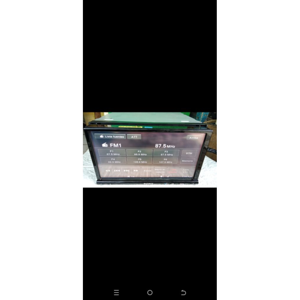 Head unit dabeldin sony