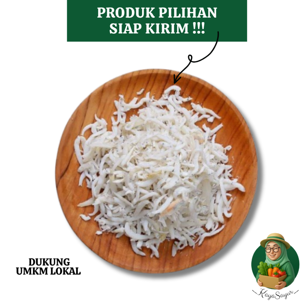 

Ikan Asin Teri Nasi harga per 100 gram