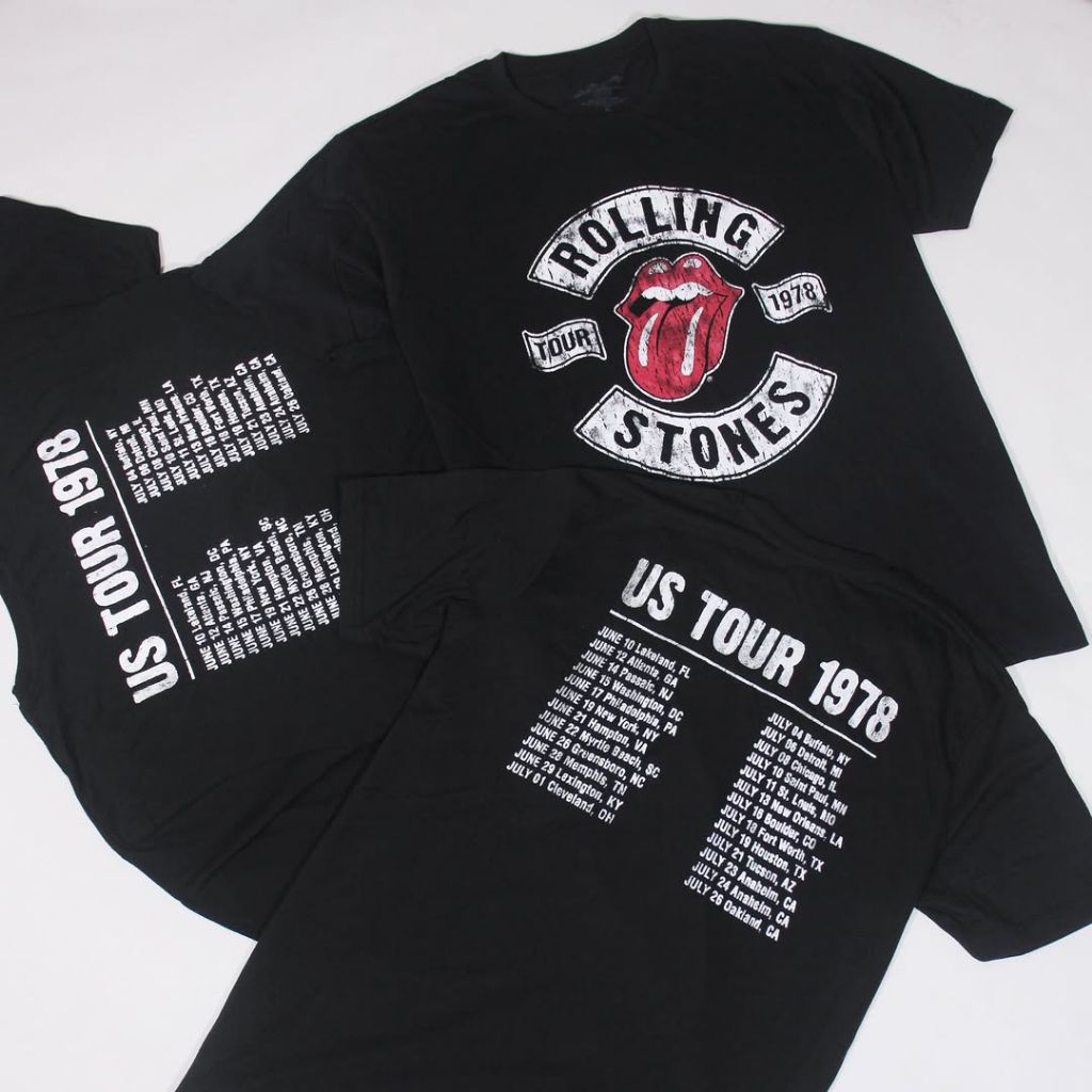 KAOS BAND OFFICIAL ROLLING STONES - US TOUR 1978