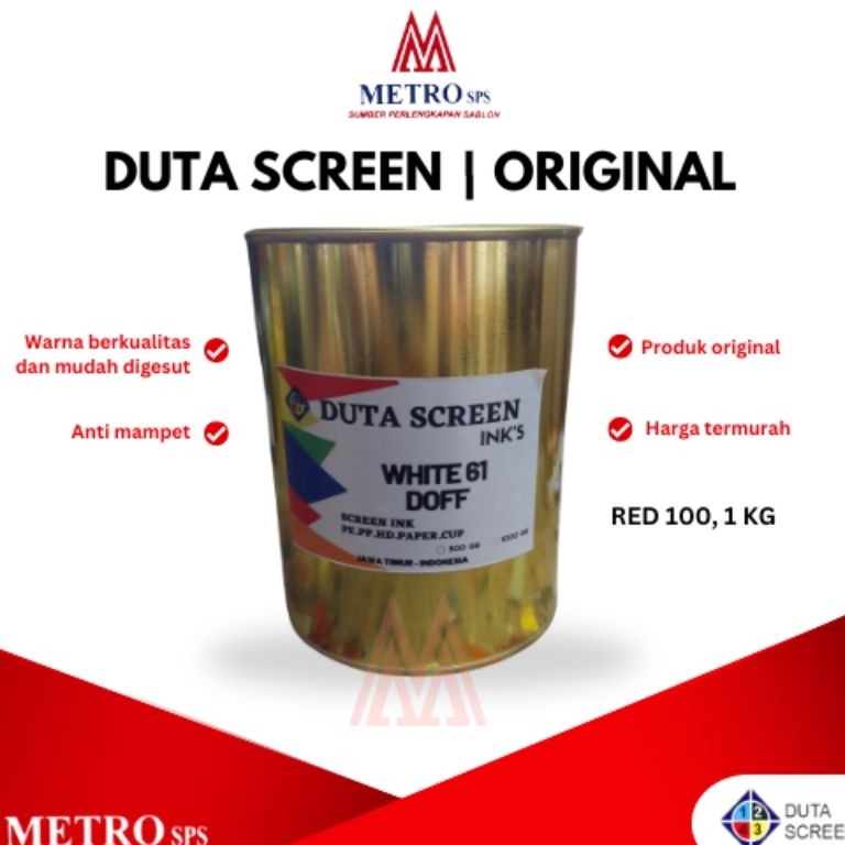 

Duta Screen Inks White Doff Polymate KODE Y7C1