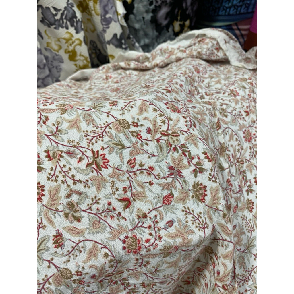 Kain Rayon Fujet Cotton - Kain Rayon Fujet Premium - Meteran